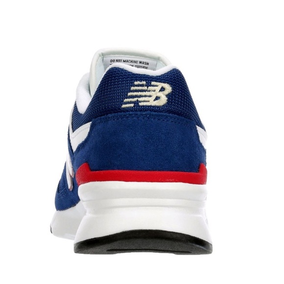 New Balance 997H CORDURA Blue/White-Red Men's Suede Athletic Running Shoes - Picture 6 of 7